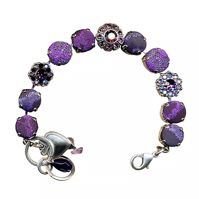 Bracelet By Mariana My Treasures Coll. Fashionable Lilac And AB Swarovski Cry... • $193