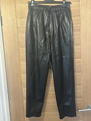 Zara Faux Leather Trousers Size XS • £6.62