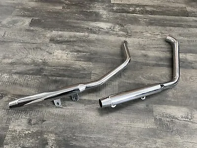 MAC Harley Davidson 1984-1994 FXST Duals Taper Tip Chrome Muffler Exhaust Pipes  • $199.99