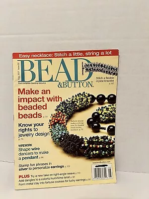 Bead And Button Jewelry Magazine August 2007 Issue 80 • $5