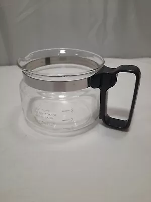 Vintage Mr. Coffee 4 Cup Glass Coffee Pot Decanter (Dk Grey)  D4 Replacement • $3.99