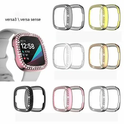 For Fitbit Versa 3 Fitbit Sense With Bling Cover Screen Protector TPU Case Women • $9.99