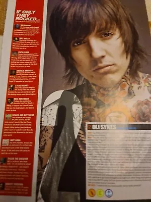 Oli Sykes Bring Me The Horizon A4 Poster Kerrang Magazine Uk  • £6.49