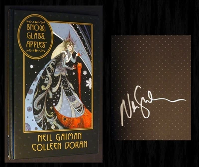 $175 • Buy Scarce NEIL GAIMAN SIGNED - Snow, Glass, Apples - Brand New Hardcover Book!