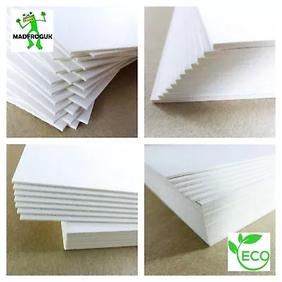 Card Sheets A2 A3 A4 A5 Backing Board 2mm 1mm Thick Paper Mount Model Arts Craft • £6.45