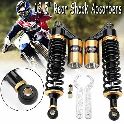 12.5  320mm Motorcycle Rear Shock Absorbers Air Suspension For Honda CB CM VTX • $95.99