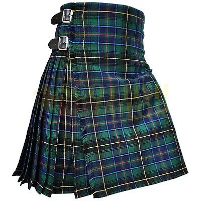 Scottish Handmade Traditional MacInnes Hunting Modern Tartan Kilt & Custom Kilts • $65