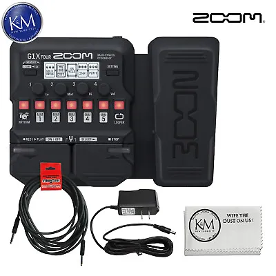 $139.99 • Buy Zoom G1X Four Guitar MultiEffects Processor With Expression Pedal + (1) 20ft Ins