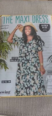 New Unused Simply Sewing Sewing Pattern The Maxi Dress Size 8-22 • £4.50