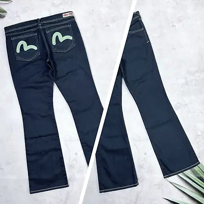 Evisu & Puma Flared Denim Pants Jeans Unisex Adults Indigo Jeans Size W32 X L32 • $242.07