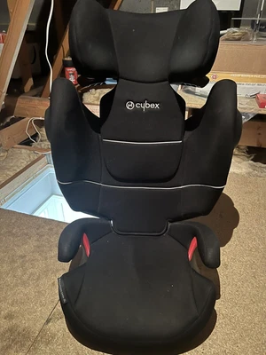 £30 • Buy Cybex Silver Solution M-Fix SL Group 2/3 Child's Car Seat W/ High Back Booster
