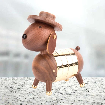 £83.59 • Buy Dog Desk Calendar Wooden Perpetual Desk Calendar European Style