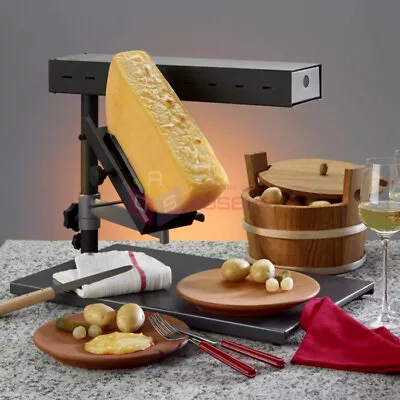 Electric Raclette Cheese Melter Grill Cheese Hot Melting Machine Butter Melter • £143.99