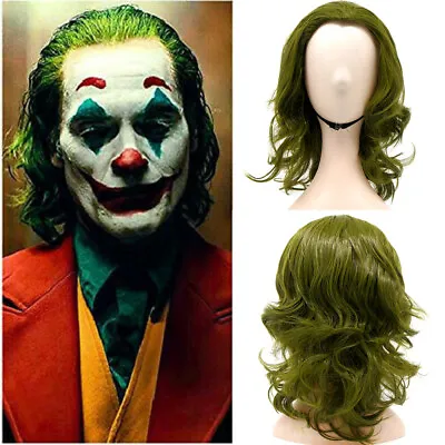 13.8  Joker Arthur Fleck Joaquin Phoenix Cosplay Wig Curly Hair Halloween Gift • £13.99