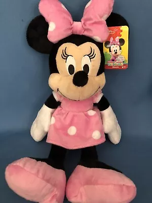 Minnie Mouse Plush 18  Doll Toy Pink Mickey Mouse Clubhouse DISNEY JUNIOR ~ NWT • $14.99