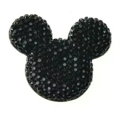 6PC Black Mickey Mouse Flatback Embellishments Hair Bows Cupcake Toppers Crafts • $7.59