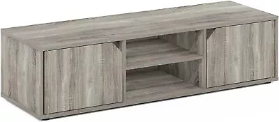 Entertainment Center Modern TV Console Stand For TV Up To 55 Inch French Oak • $71.27