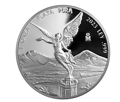 2023 1 Oz Mexico Silver Proof Libertad Coin In Capsule - 1 Onza • $58.25
