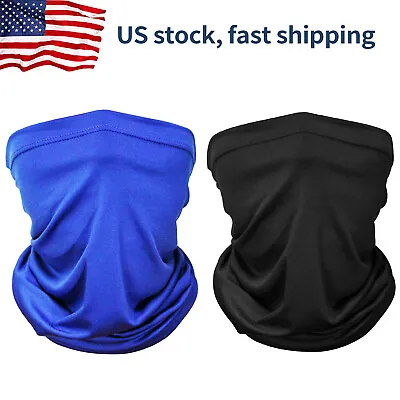 Face Mask Gaiter Biker Scarf Tube Bandana Beanie Cover Cap Outdoor Headwrap • $3.99