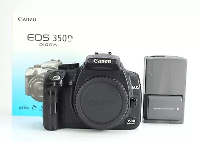 Canon EOS 350D DSLR Camera Body Only Canon NB-2LH Battery & Canon Charger • £29.99