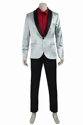 Suicide Squad Joker Suit Full Set Uniform Halloween Cosplay Costume • $168.99