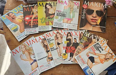 Maxim Magazine Lot 2011 2012 Near Full Year Plus 2014 Hot 100 (11 Total) • $9.98