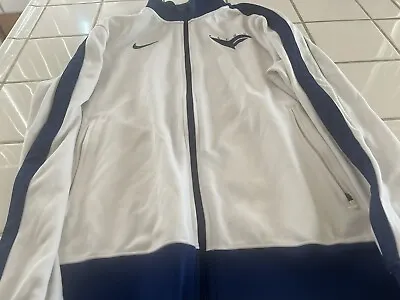 VINTAGE Nike Air Flight Jacket . White/Blue/Green. Size M. • $20