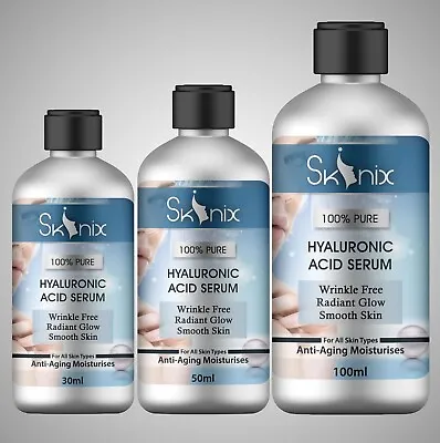£3.99 • Buy 100% Pure HYALURONIC ACID Serum Gel Anti Wrinkle Day & Night Treatment UK MADE