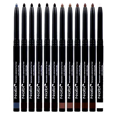 5 Colors 12pcs Retractable Waterproof Eyeliner Pencil Set • $12.98