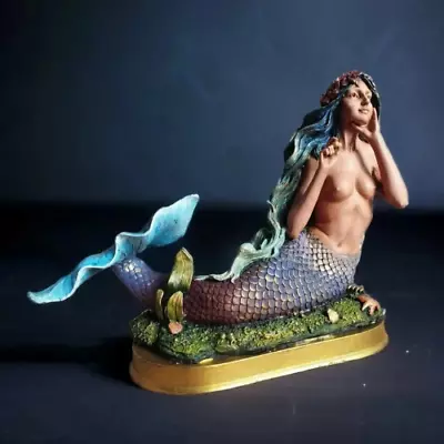 Floating Mermaid Statue - Handmade Decorative Gift Figurine Table Ornament Sea • $149.98