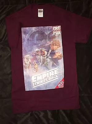$19.99 • Buy STAR WARS: The Empire Strikes Back Classic VHS T-Shirt Size SMALL (S) Mens