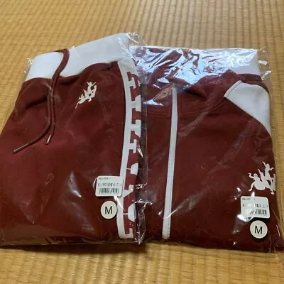 ATARASHII GAKKO! Gym Uniform Jersey Set Top & Bottom Official Size M Japan Red • £241.20