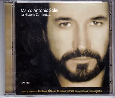 Marco Antonio Solis La Historia Continua CD/DVD 2005 [ Fonovisa 08835 16 440 5] • $7
