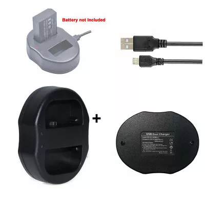 DUAL USB Battery Charger  For Nikon Coolpix A P950 P1000 - EN-EL20 EN-EL20a • $10.22