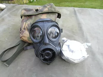 British Avon S10 3 Medium Gas Mask Respirator W/ Sealed Filter DPM Haversack • £149.99