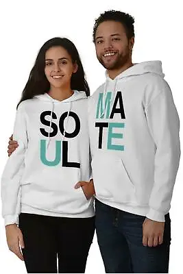Soulmate His Hers Matching Couples Gift Hoodie Hooded Sweatshirt Men Women • $29.99