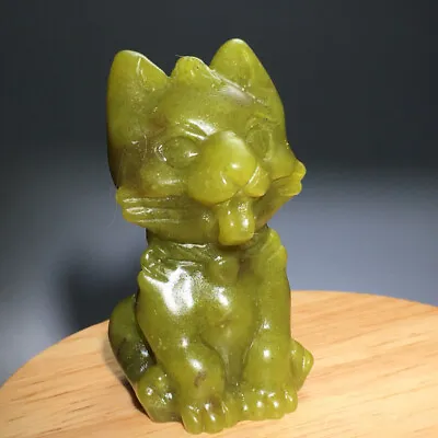 66g Natural Crystal.lemonstone.Hand-carved.Exquisite Dog.statues.gift 39 • $0.01