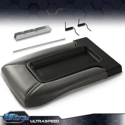 Center Console Lid Armrest Dark Gray Fit For 99-07 Avalanche Silverado Sierra • $23.07