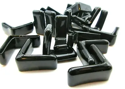 1 1/4” X 1 1/4  Angle Iron PVC End Caps Fits 1/8  Metal  Various Pack Sizes • $14.91