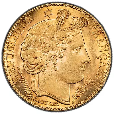 1899 A France 10 Francs Gold Coin Paris Mint • $316.41