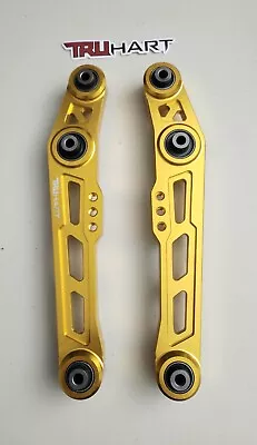 Truhart Rear Lower Control Arm Gold For 88-95 Civic CRX 90-01 Integra TH-H101-GO • $136