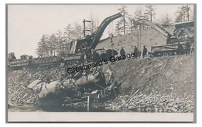 $39.99 • Buy RPPC LEHIGH VALLEY RAILROAD Wreck WEATHERLY PA Carbon Co Real Photo Postcard