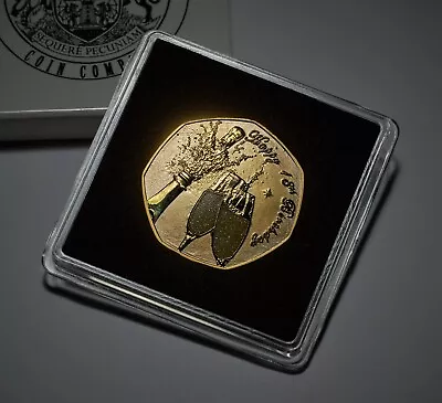 18th Birthday 24ct Gold Commemorative In Gift Case. Gift/Present/Son/Daughter • £12.99