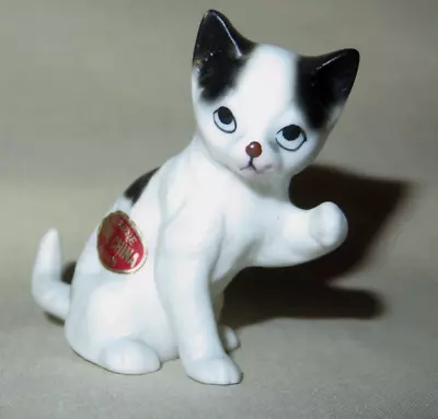 Vintage Bone China Miniature Cat Made In Japan • $9