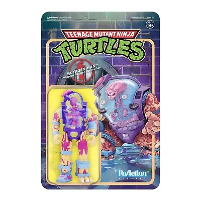 Reaction Super7 Teenage Mutant Ninja Turtles Mutagen Man 3.75 Figure • $14.99