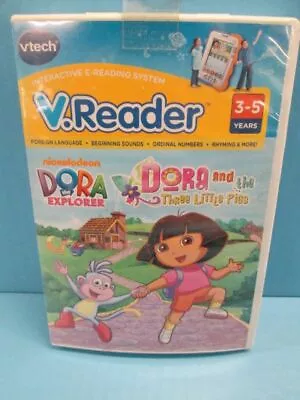 VTECH V.Reader Dora The Explorer Dora And The Three Little Pigs BRAND NEW! • $7.95