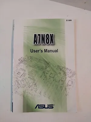 Original Manual User's Guide Asus A7N8X Motherboard • $3