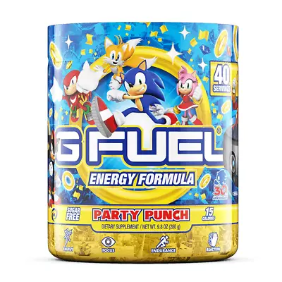 G FUEL - Energy Formula Sonic Party Punch | GFUEL • $64.95