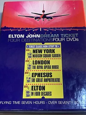 Elton John - Dream Ticket (DVD 2005 4-Disc Set) • $4.99