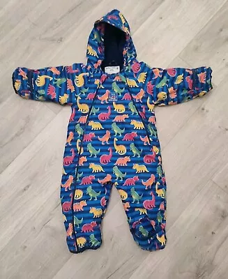 🦕🦖Waterproof Fleece Lined Puddlesuit / Snowsuit 9-12 Months  JOJO MAMAN BEBE • £20